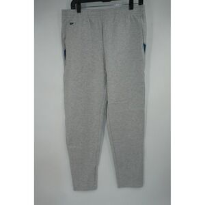 Lacoste Sport Sweatpants Gray Joggers Elastic Waist Zip Pocket Athletic Men's‎ L